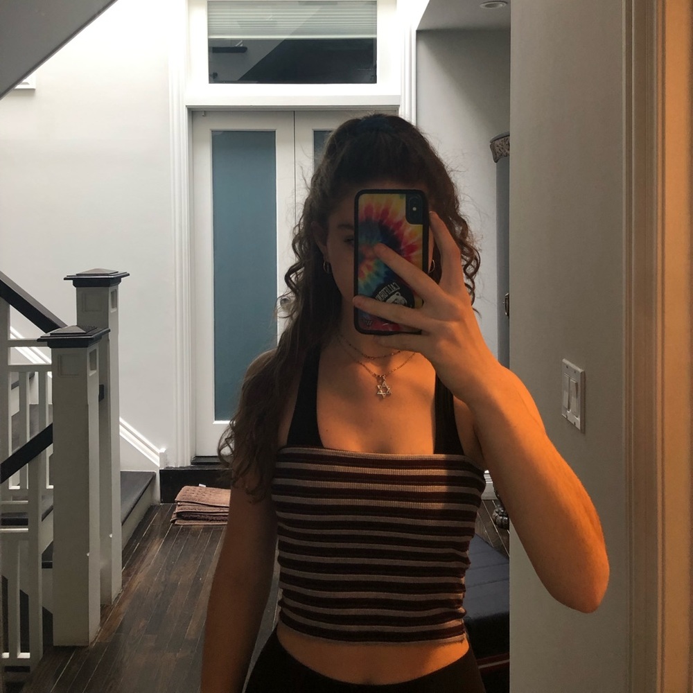 Cropped tube top